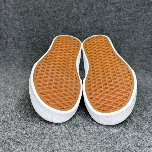 Vans Slip On Shoe Womens Size 7 Tans Suede Shearling Cuff Athletic Skate Sneaker - Picture 10 of 11